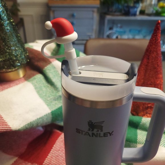 NEW 5pc Stanley Christmas Straw Topper Cup Cover Accessory Stocking Stuffer - Picture 4 of 10
